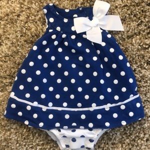 0-3 months dress with built in onesie